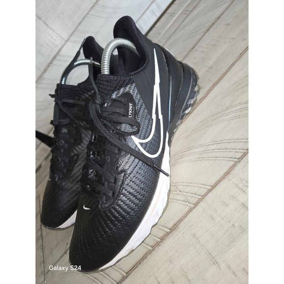 Nike Other - Nike Air Zoom Infinity Tour Golf Shoes Flyknit Black White Mens's Size 9